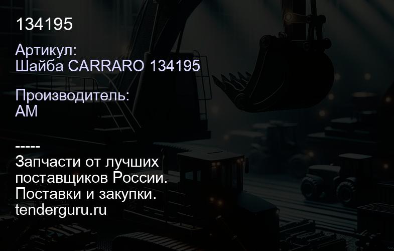 Шайба CARRARO 134195 134195 | купить запчасти
